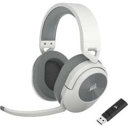 Corsair HS55 Kopfhörer Noise cancelling gaming kabellos mit Mikrofon - Weiß