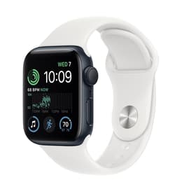 Apple Watch (Series SE) 2020 GPS 44 mm - Aluminium Grau - Sport loop Weiß