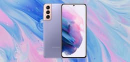 Ein S21 in violett mit buntem Hintergrund