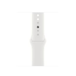 Apple Watch (Series SE) GPS 40 mm - Aluminium Silber - Sportarmband Weiß