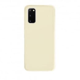Hülle Galaxy S20 - Silikon - Beige