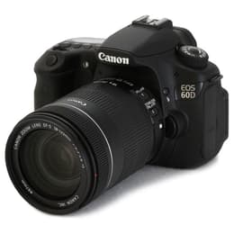 Reflex - Canon EOS 60D - Schwarz + EF-S Objektiv 18-135 mm IS