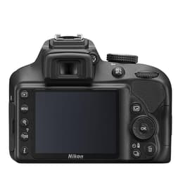 Spiegelreflexkamera - Nikon D3400 - Schwarz + Objektiv Nikkor AF-S 18-105 mm