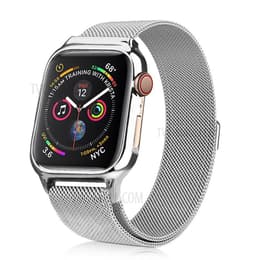 Apple Watch (Series 4) September 2018 44 mm - Rostfreier Stahl Silber - Armband Milanaise Armband Silber