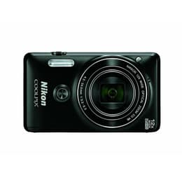 Kompakte Nikon Coolpix S9600 - Schwarz