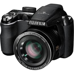 Kompakt Bridge Kamera FujiFilm FinePix S3200 Schwarz + Objektiv FujiFilm Super EBC 24-576 mm f/3.1-5.9