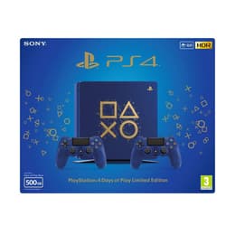 PlayStation 4 Slim 500GB - Blau - Limited Edition Days of Play