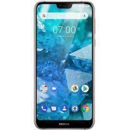 Nokia 7.1 64 GB Dual Sim - Silber - Ohne Vertrag
