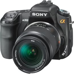 Kamera Spiegelreflex Sony Alpha DSLR-A200 - Schwarz + Objektiv 18-70 mm