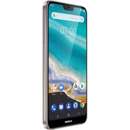 Nokia 7.1 32 GB - Silber - Ohne Vertrag