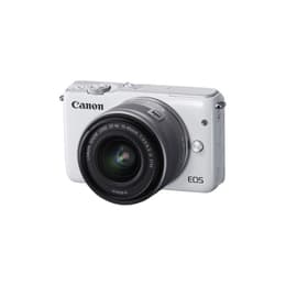 Hybrid - Canon EOS M10 - Weiß + Objektiv 15-45 mm