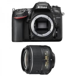 Reflex - Nikon D7200 Schwarz Objektiv Nikon AF-S DX Nikkor 18-55mm f/3.5-5.6G VR II