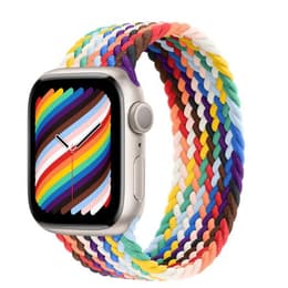 Apple Watch (Series 7) 2021 GPS 45 mm - Aluminium Gold - Sportarmband Polarstern