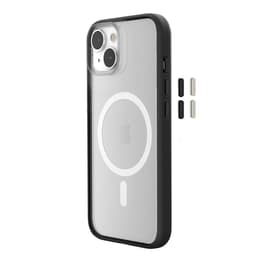 Hülle iPhone 14 Plus - Natürliches Material - Schwarz