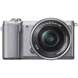 Hybrid-Kamera Sony Alpha 5000 Grau + Objektiv Sony E PZ OSS 16-50 mm f/3.5-5.6