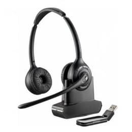 Plantronics Savi W420-M Kopfhörer Noise cancelling kabellos mit Mikrofon - Schwarz