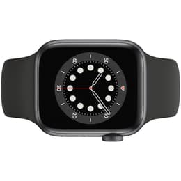 Apple Watch (Series 6) GPS 40 mm - Aluminium Space Grau - Sportarmband Schwarz