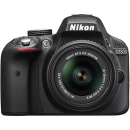 Spiegelreflexkamera Nikon D3300 Schwarz + Objektiv Nikon AF-S DX Nikkor G II 18-55 mm f/3.5-5.6G II ED