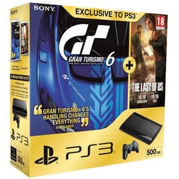 PlayStation 3 Ultra Slim - HDD 500 GB - Schwarz