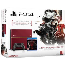 PlayStation 4 500GB - Rot - Limited Edition Metal Gear Solid V + Metal Gear Solid V: The Phantom Pain