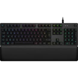 Logitech Tastatur AZERTY Französisch mit Hintergrundbeleuchtung G512 Carbone