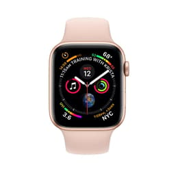 Apple Watch (Series 4) GPS + Cellular 40 mm - Aluminium Gold - Sportarmband Rosa