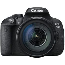 Reflex - Canon EOS 700D Schwarz Objektiv Canon EF-S 18-55mm f/3.5-5.6 IS II﻿