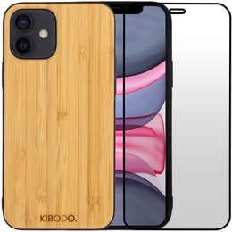 Hülle iPhone 11 und schutzfolie - Holz - Braun