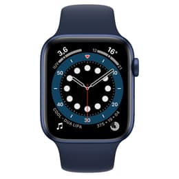 Apple Watch (Series 6) GPS + Cellular 44 mm - Aluminium Blau - Sportarmband Blau