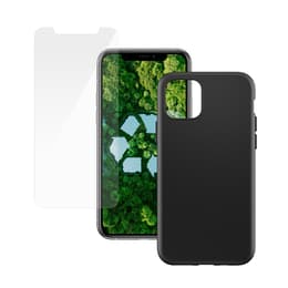 Hülle iPhone 11 Pro und schutzfolie - Kunststoff - Schwarz