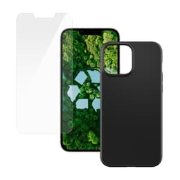 Hülle iPhone 13 Pro und schutzfolie - Kunststoff - Schwarz