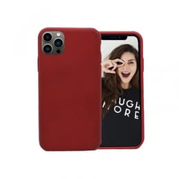 Hülle iPhone 13 Pro Max - Natürliches Material - Rot