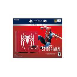 PlayStation 4 Pro 1000GB - Rot - Limited Edition Spiderman + Marvel’s Spider-Man