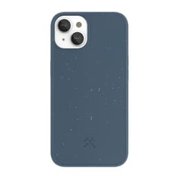 Hülle iPhone 14 - Natürliches Material - Blau