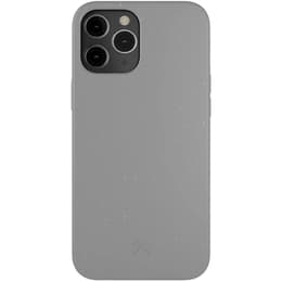 Hülle iPhone 12/12 Pro - Natürliches Material - Grau