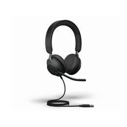 Jabra Evolve2 40 Kopfhörer Noise cancelling kabelgebunden mit Mikrofon - Schwarz