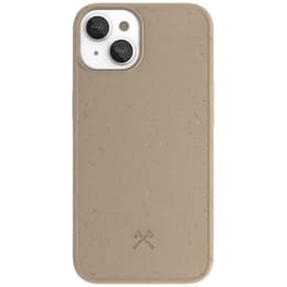 Hülle iPhone 13 - Natürliches Material - Beige