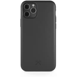 Hülle iPhone 11 Pro Max - Natürliches Material - Schwarz