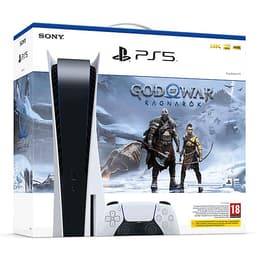 PlayStation 5 825GB - Weiß Standart + God of War Ragnarok