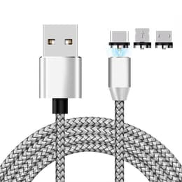 Smartphone-Ladegerät Shop-Story Magnetic Cable Silver