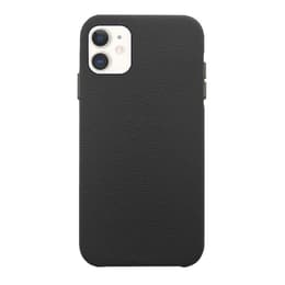 Hülle iPhone 11 - Leder - Schwarz