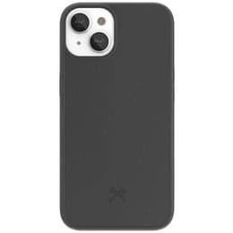 Hülle iPhone 13 mini - Natürliches Material - Schwarz
