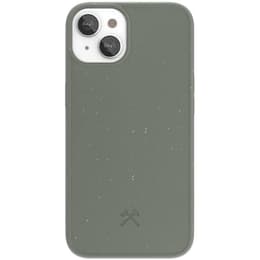Hülle iPhone 13 - Natürliches Material - Grün