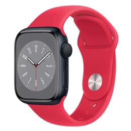 Apple Watch (Series 7) GPS + Cellular 41 mm - Aluminium Rot - Sport loop Rot