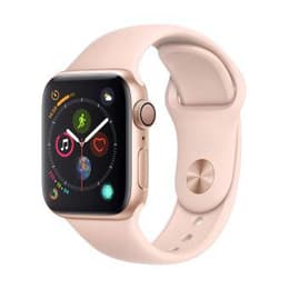 Apple Watch (Series 4) GPS 40 mm - Aluminium Gold - Sportarmband Rosa