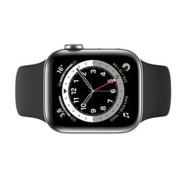 Apple Watch (Series 3) GPS 38 mm - Aluminium Silber - Sportarmband Schwarz