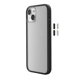 Hülle iPhone 14 Plus - Natürliches Material - Schwarz