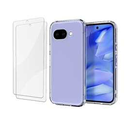 Hülle Google Pixel 9a und 2 schutzfolien - TPU - Transparent