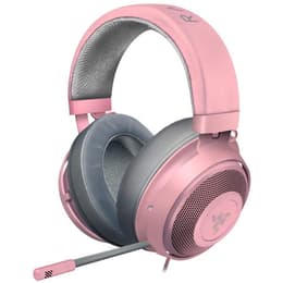 Razer Kraken Pro V2 Kopfhörer gaming mit kabel mit Mikrofon - Rosa/Grau