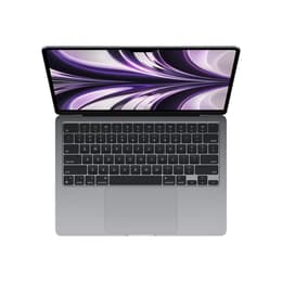 MacBook Air 13" (2022) - Apple M2 mit 8‑Core CPU und 10-core GPU - 8GB RAM - SSD 256GB - AZERTY - Französisch